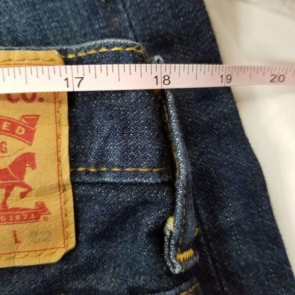 Levi's 569 Kale Dark Wash Loose Straight Fit Jeans - Picture 13 of 16